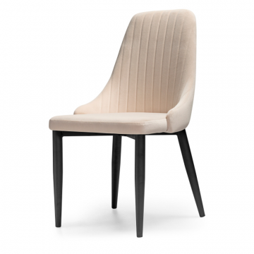 Стул на металлокаркасе Kora beige / black