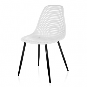 Стул на металлокаркасе Vero белый
