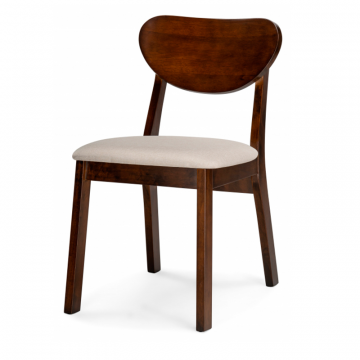 Деревянный стул Loid dirty oak / light beige