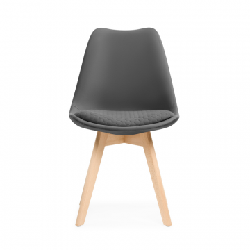 Деревянный стулBonuss dark gray / wood