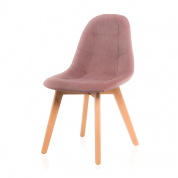 Деревянный стул Filip light purple / wood