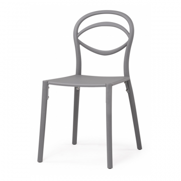 Пластиковый стул Simple gray