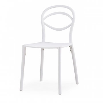 Пластиковый стул Simple white