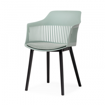 Пластиковый стул Crocs light green / black