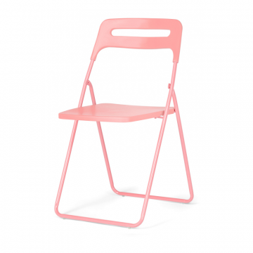 Пластиковый стул Fold складной pink