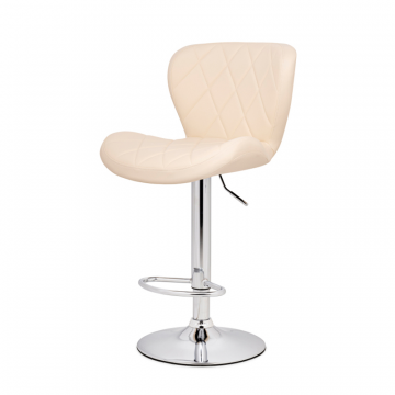 Барный стул Porch beige / chrome