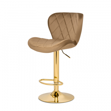 Барный стул Porch dark beige / golden