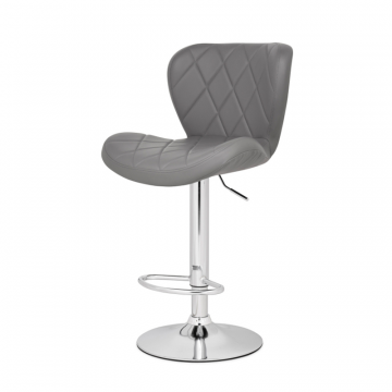 Барный стул Porch gray / chrome