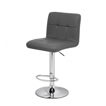 Барный стул Paskal gray / chrome