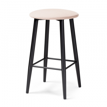 Барный стул Гангток катания айвори / черный матовый