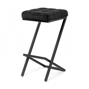 Полубарный стул Амаури катания блэк / черный матовый