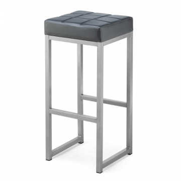 Барный стул Khurkroks серый полимер / светлый мусс