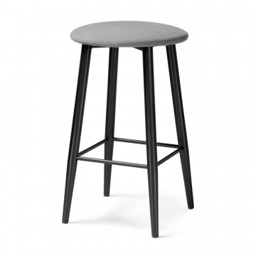 Барный стул Гангток катания сильвер / черный матовый