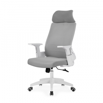 Компьютерное кресло Flok gray / white