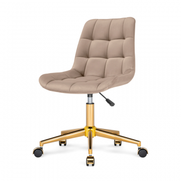 Компьютерное кресло Честер бежевый (california 102) / золото