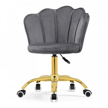 Компьютерное кресло Bud grey / gold