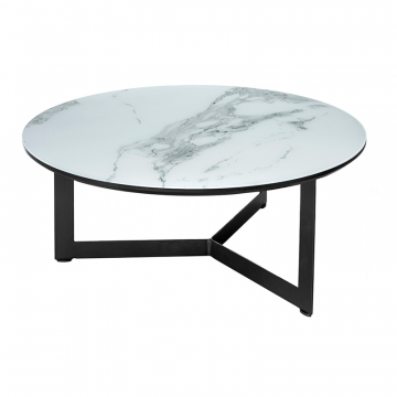 Журнальный столик Роб D-700 70х33 мрамор белый