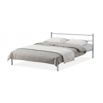 Полутораспальная кровать Фади 120х200 серая
