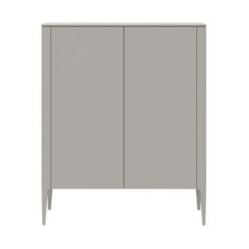 Шкаф Type 2 двери низкий (серо-бежевый)