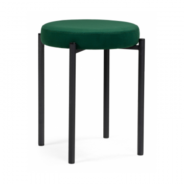 Табурет Кудо velutto 33 / черный