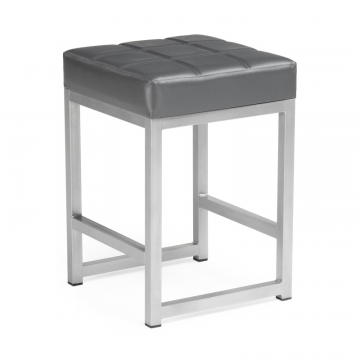 Табурет Khurkroks серый полимер / светлый мусс