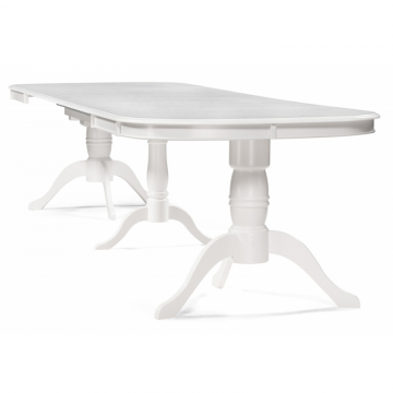 Деревянный стол Louvre 160(219)х106х76 butter white