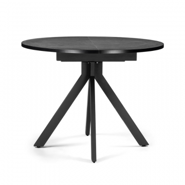 Деревянный стол Бетина 100(130)х100х75 черный