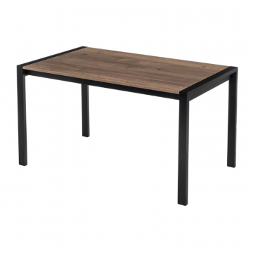 Стол Центавр 120(160)х70х75 дуб велингтон / черный матовый