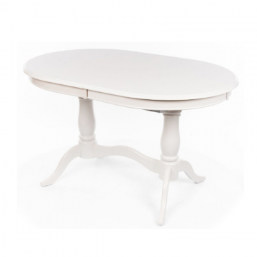 Стол раскладной EV Elva 120(159)х80х75 молочный