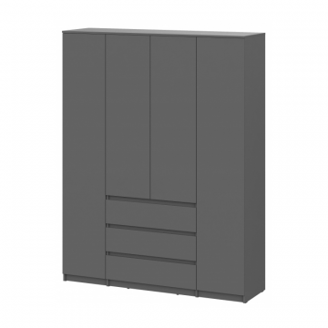 Сибити четырехстворчатый графит серый