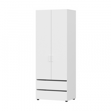 Шкаф Валенсия белый текстурный