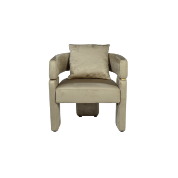 58DB-20089 Кресло велюр оливковый 70*61*69см