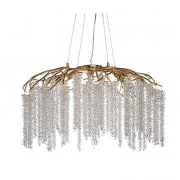 86-80668 Люстра d.80*45 см, металл цвет золото