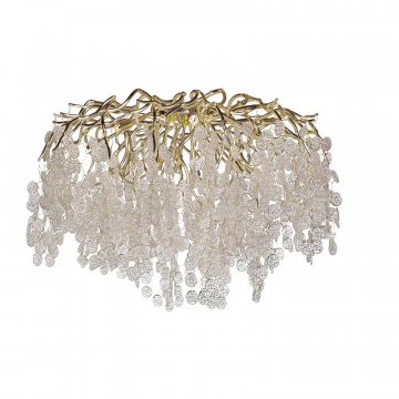 86-90186 Люстра TENERA круглая потолочн. d.60*h.40см, золото