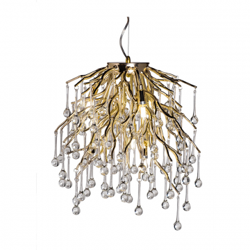 86-80154 Люстра d.45*h.45см, металл цвет золото
