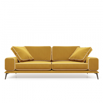 Солнечное побережье Диван прямой, медово-желтый