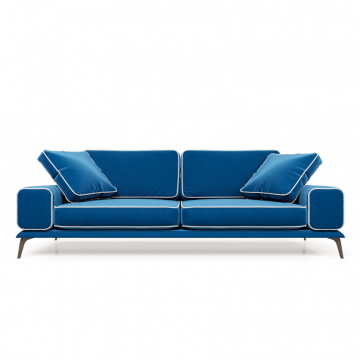 Солнечное побережье Диван прямой, сапфировый