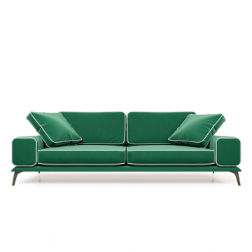 Солнечное побережье Диван прямой, зеленый