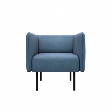 РИО Кресло тканевое синее