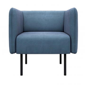 РИО Кресло тканевое синее