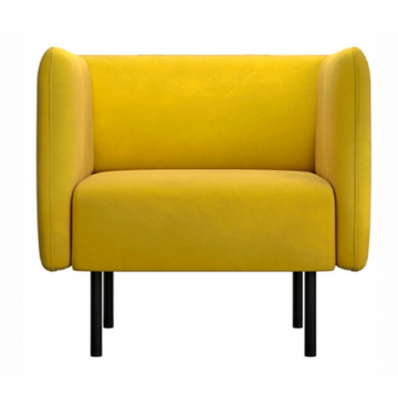 РИО Кресло тканевое горчичное