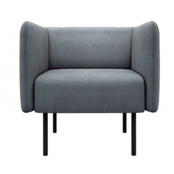 РИО Кресло тканевое светло-серое