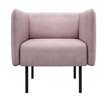 РИО Кресло тканевое розовое