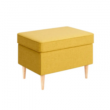 БЕНОН Пуф тканевый, желтый