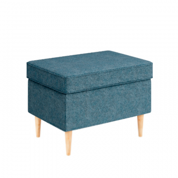 БЕНОН Пуф тканевый, синий