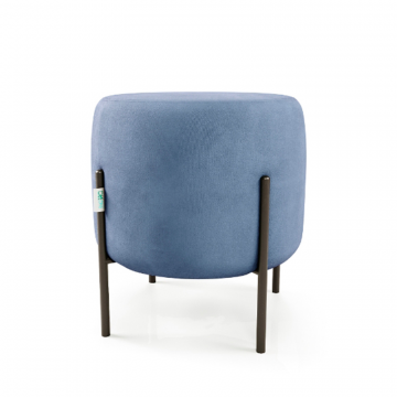 Маленькая радость Пуф круглый на ножках, светло-синий