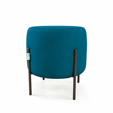 Маленькая радость Пуф круглый на ножках, синий