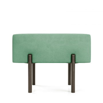 Маленькая радость Пуф прямоугольный на ножках, мятный