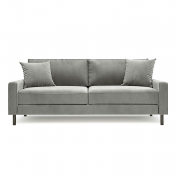 Хорошее настроение Диван прямой, серебристо-серый