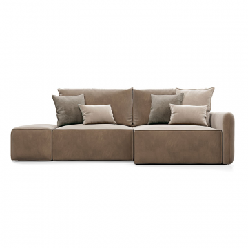 ПОРТЛЕНД Диван угловой с банкеткой бежевый